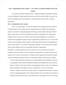 Case Study on Lockerport Medical Center – page 2