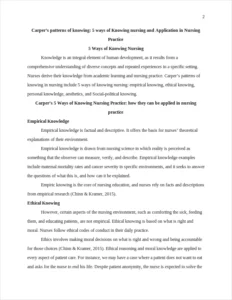 5 ways of knowing nursing – page 2