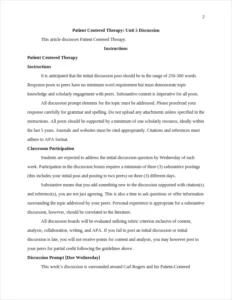 Patient Centered Therapy – page 2