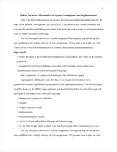 Role of the Nurse Informaticists – page 2