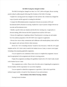 The Evolution of the Field of Nursing – page 2