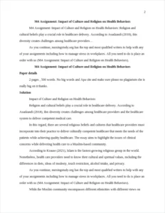 Culture and Religion on Health Behaviors – page 2