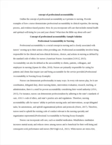 Professional Accountability in Nursing Essay-Example – page 2