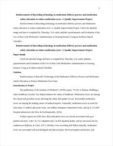 Reinforcement of Barcoding technology – page 2