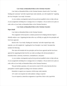 Biomedical Ethics in the Christian Narrative – page 2