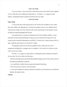 Gout Case Study – page 2