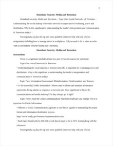 Homeland Security Media and Terrorism – page 2