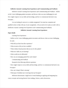 Reflective Journal – page 2