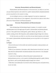 Pharmacokinetics and Pharmacodynamics – page 2