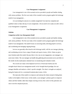 Case Management – page 2