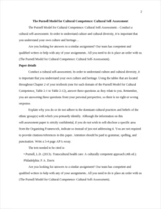 The Purnell Model for Cultural Competence – page 2