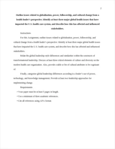 outline issues related to globalization – page 2