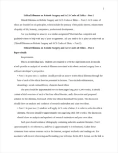 Ethical Dilemma on Robotic Surgery – page 2