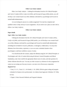 Ethics Case Study Analysis – page 2