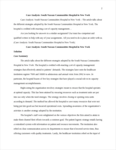 Case Analysis: South Nassau Communities Hospital – page 2