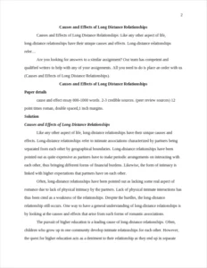 Causes and Effects of Long Distance Relationships – page 2