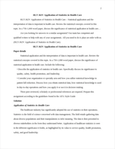 HLT-362V Application of Statistics in Health Care – page 2