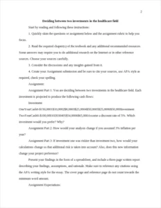 Investments in Healthcare Essay-Example – page 2