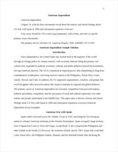 American Imperialism Essay Example – page 2