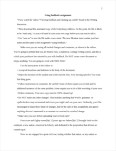 Feedback assignment essay example – page 2