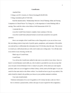 Cornell notes Essay Example – page 2