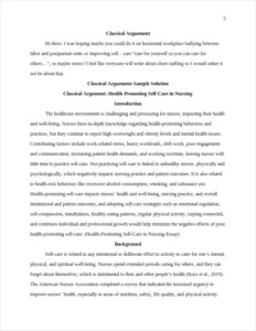 Health-Promoting Self-Care in Nursing-Essay – page 2