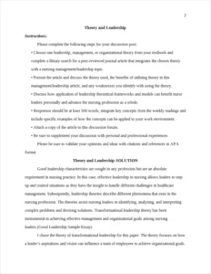 Good Leadership Sample Essay – page 2