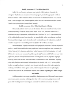 End-of-life care Essay Example – page 2