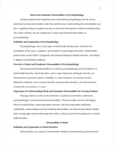 mood and emotional abnormalities – page 2