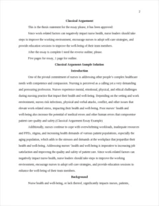 Classical Arguement Essay Example – page 2