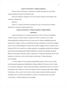 Lynda-Van-Devanter's Vietnam Experience Essay-Example – page 2