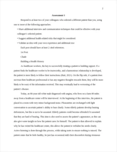 Health-related risks Discussion-Essay – page 2