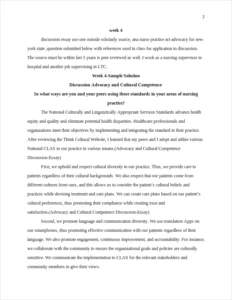 Advocacy and Cultural Competence Discussion-Essay – page 2