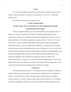 ICARE Essay Example – page 2