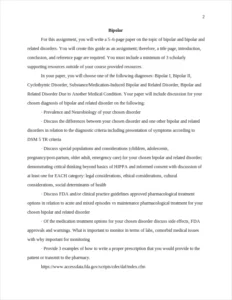 Bipolar Essay Example – page 2