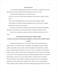 Nursing practice Discussion Essay – page 2