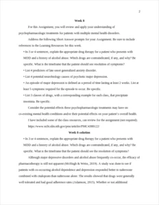 psychopharmacologic treatments Discussion Essay – page 2