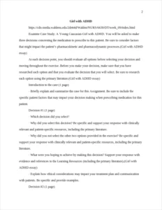 Girl with ADHD essay – page 2