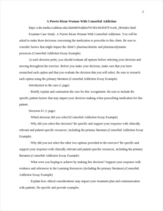 Comorbid Addiction Essay Example – page 2