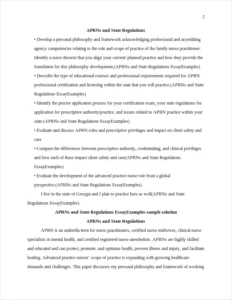 APRNs and State Regulations EssayExamples – page 2