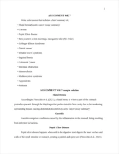 Gastric cancer essay summary – page 2