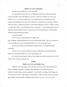 Health-Care Access and Quality Essay – page 2