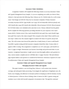 Insurance Claims and Appeals Management – page 2