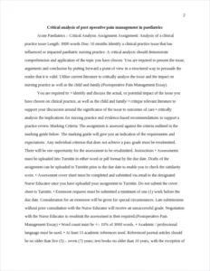 Postoperative Pain Management Essay – page 2