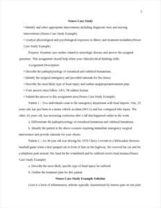 Neuro Case Study Example – page 2