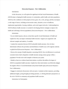 Discussion Response – page 2