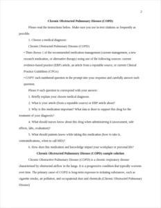Chronic Obstructed Pulmonary Disease – page 2