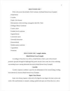 Hiatal Hernia Essay Example – page 2