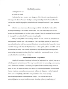 Bioethical Presentation – page 2