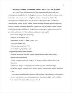 Advanced pharmacology case study sample – page 2